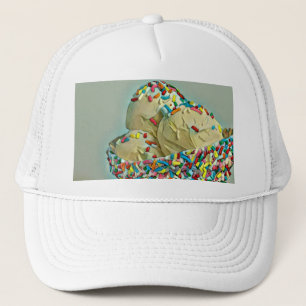 Eiscreme-Kugelspritzer Truckerkappe