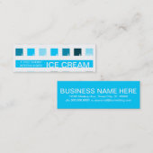 EISCREME-Kundenanerkennung (Modquadrate) Treuekarte (Vorne/Hinten)