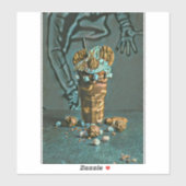 Eiscreme-Kunst Aufkleber (Blatt)