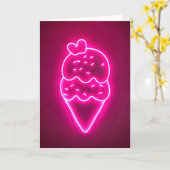Eiscreme Kunst, Dichtung und Musik Karte (Gelbe Blume)
