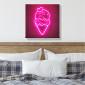 Eiscreme Kunst, Dichtung und Musik Leinwanddruck (Insitu (Schlafzimmer))