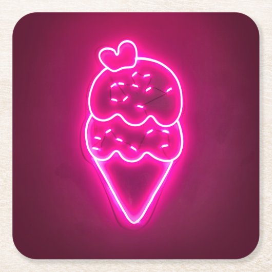 Eiscreme Kunst, Dichtung und Musik Rechteckiger Pappuntersetzer (Vorderseite)