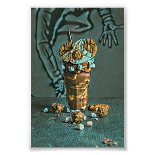 Eiscreme-Kunst Fotodruck (Vorne)