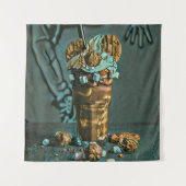 Eiscreme-Kunst Wandteppich (Vorderseite)