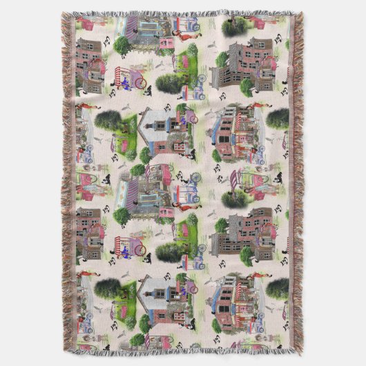 Eiscreme-Land wiederholen Design Decke (Vorderseite Vertikal)