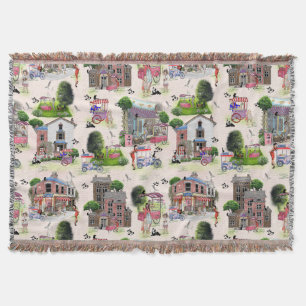 Eiscreme-Land wiederholen Design Decke