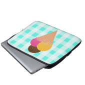 Eiscreme Laptopschutzhülle (Vorne Knopf)