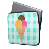 Eiscreme Laptopschutzhülle (Vorderseite Links)