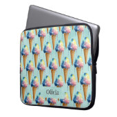 Eiscreme Laptopschutzhülle (Vorderseite Links)