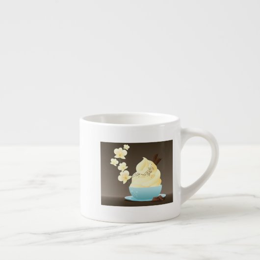 Eiscreme-Leckerei Espressotasse (Rechts)