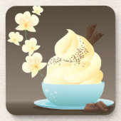 Eiscreme-Leckerei Getränkeuntersetzer (Vorderseite)