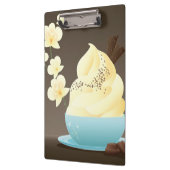 Eiscreme-Leckerei Klemmbrett (Links)