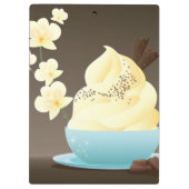 Eiscreme-Leckerei Klemmbrett (Rückseite)