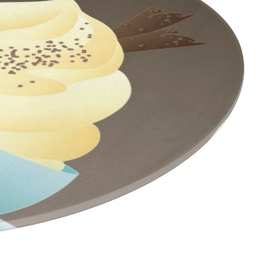 Eiscreme-Leckerei Schneidebrett (Ecke)