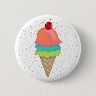 Eiscreme-Leckereien Button