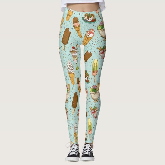Eiscreme Leggings (Vorderseite)