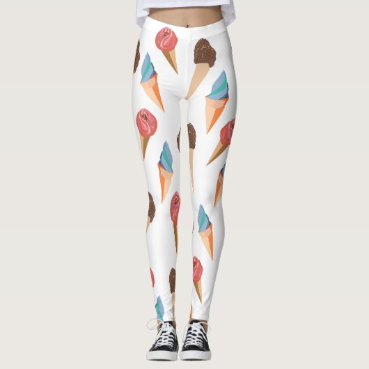 Eiscreme Leggings (Vorderseite)