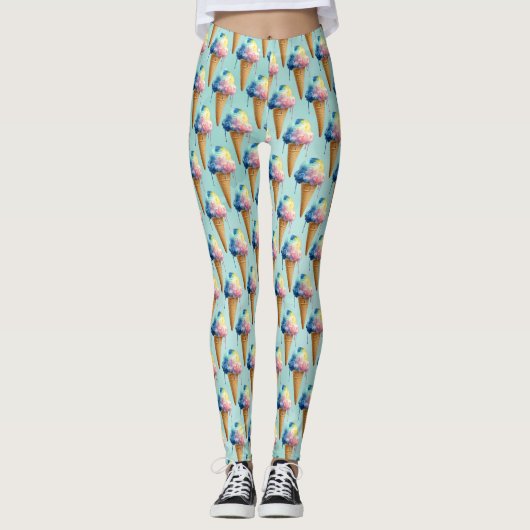 Eiscreme Leggings (Vorderseite)
