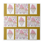 Eiscreme-Legierung in Karamelll Fliese (Vorderseite)