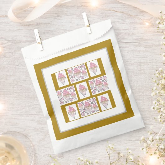 Eiscreme-Legierung in Karamelll Geschenktütchen (Ausgeschnitten)