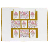 Eiscreme-Legierung in Karamelll Große Geschenktüte (Rückseite)