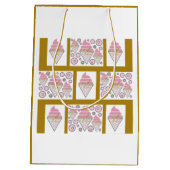 Eiscreme-Legierung in Karamelll Mittlere Geschenktüte (Rückseite)