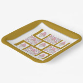 Eiscreme-Legierung in Karamelll Pappteller (Gewinkelt)