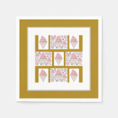 Eiscreme-Legierung in Karamelll Serviette (Vorderseite)