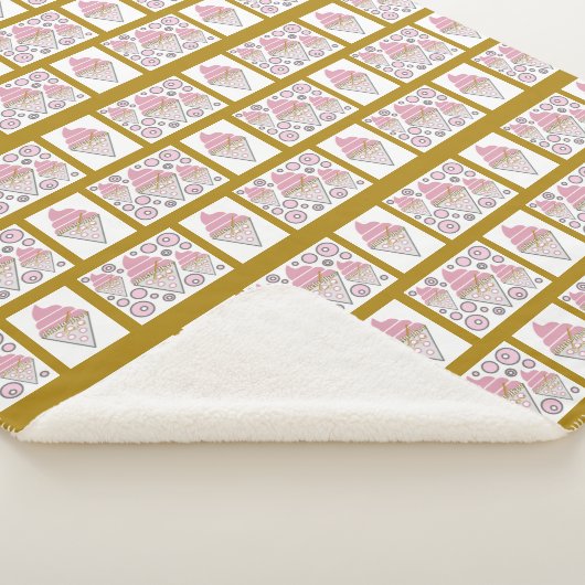 Eiscreme-Legierung in Karamelll Sherpadecke (3/4)