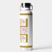 Eiscreme-Legierung in Karamelll Trinkflasche (Rückseite)