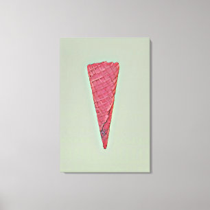 Eiscreme Leinwanddruck