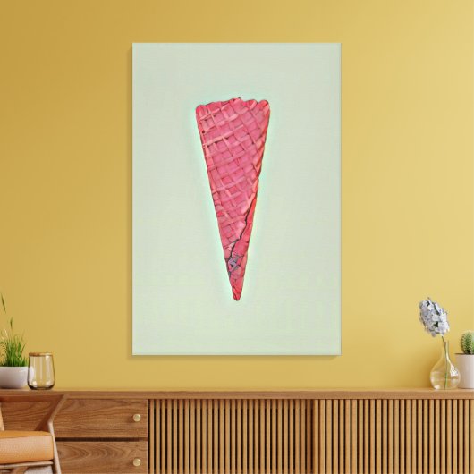 Eiscreme Leinwanddruck (Insitu (Wohnzimmer))