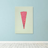 Eiscreme Leinwanddruck (Insitu (Holzboden))