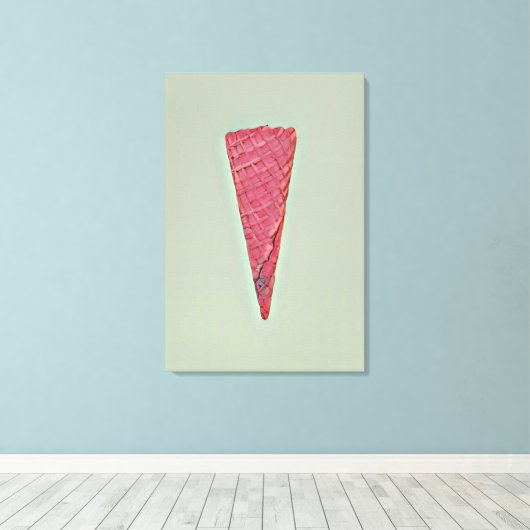 Eiscreme Leinwanddruck (Insitu (Holzboden))