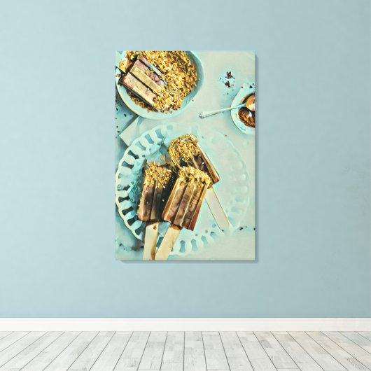 Eiscreme Leinwanddruck (Insitu (Holzboden))