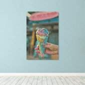 Eiscreme Leinwanddruck (Insitu (Holzboden))