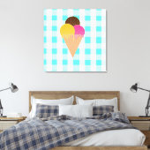 Eiscreme Leinwanddruck (Insitu (Schlafzimmer))