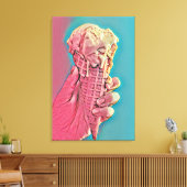 Eiscreme Leinwanddruck (Insitu (Wohnzimmer))