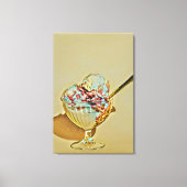 Eiscreme Leinwanddruck (Vorderseite)