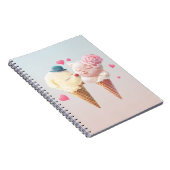Eiscreme-Liebe Notizblock (Rechte Seite)
