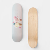 Eiscreme-Liebe-Skateboard Skateboard (Vorderseite)
