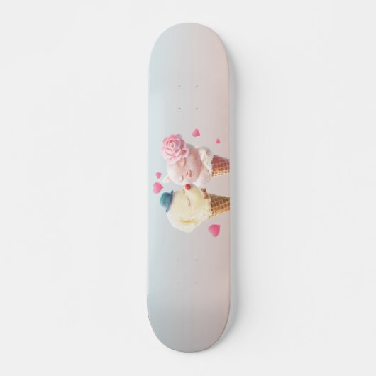 Eiscreme-Liebe-Skateboard Skateboard (Vorne)