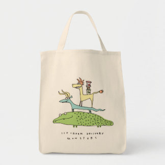 Eiscreme-Lieferungs-Monster - Taschen