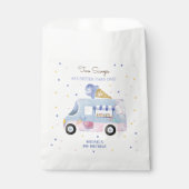 Eiscreme-LKW 2 Scoops 2. Geburtstag Geschenktütchen (Vorderseite)