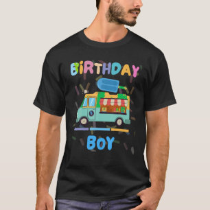 Eiscreme-LKW Geburtstagskinder Party-Matchin T-Shirt