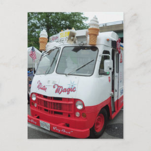 Eiscreme-LKW Postkarte
