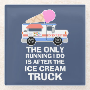 Eiscreme-LKW-Training Glasuntersetzer