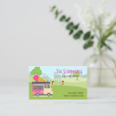 Eiscreme-LKW Visitenkarte (Stehend Vorderseite)