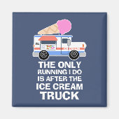 Eiscreme-LKW-Workout Magnet (Vorne)