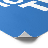 Eiscreme-LKW-Workout Poster (Ecke)